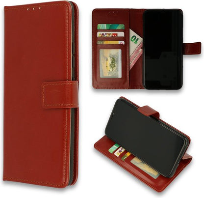 Samsung Galaxy S21 Plus Hoesje - Bruin - Bookcase