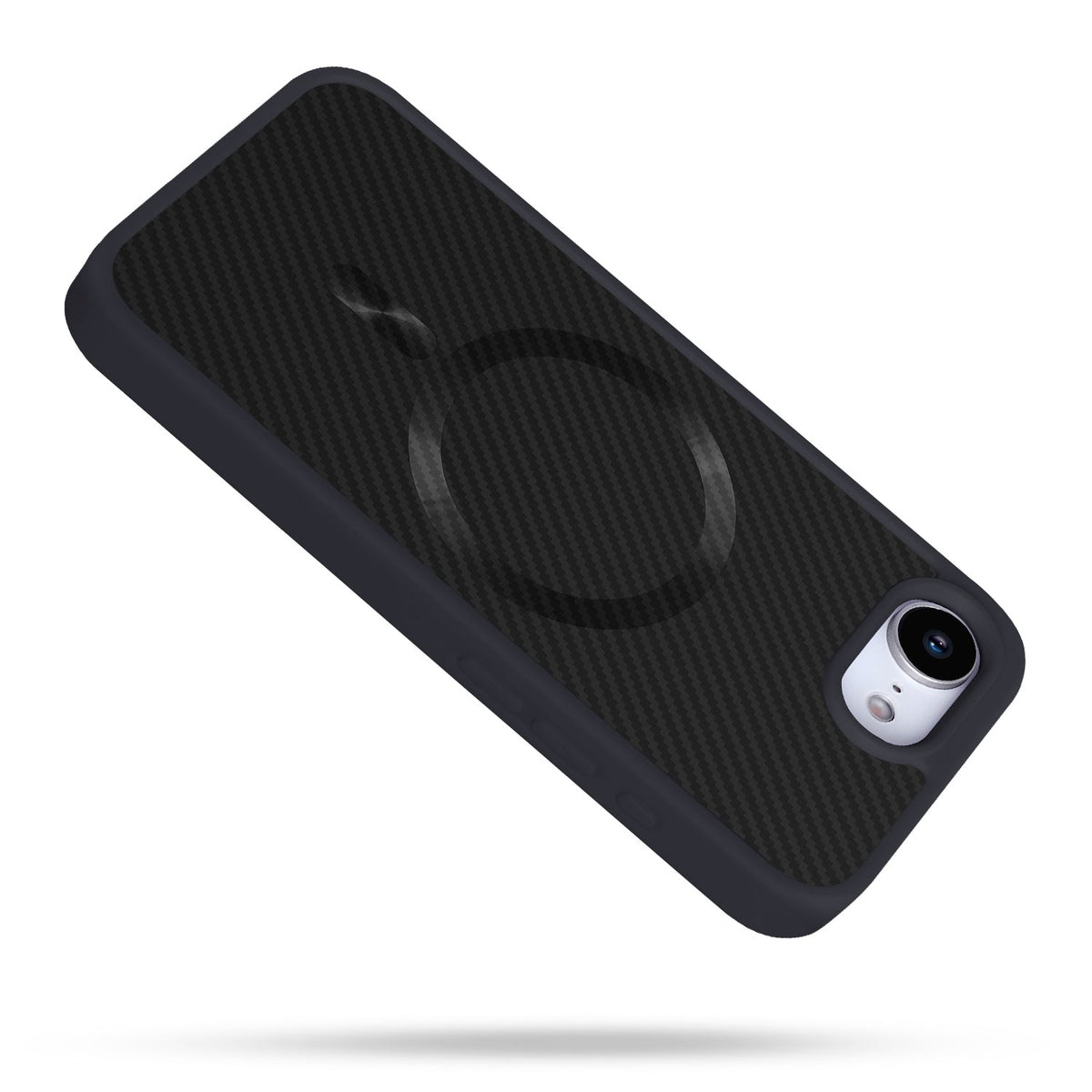 Apple iPhone 17e Hoesje - Zwart - Carbon MagSafe Back Cover
