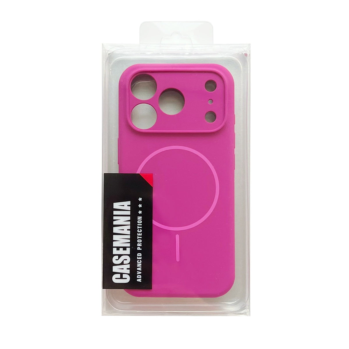 Apple iPhone 18 Pro Hoesje - Magenta - Zachte Liquid Siliconen MagSafe Back Cover