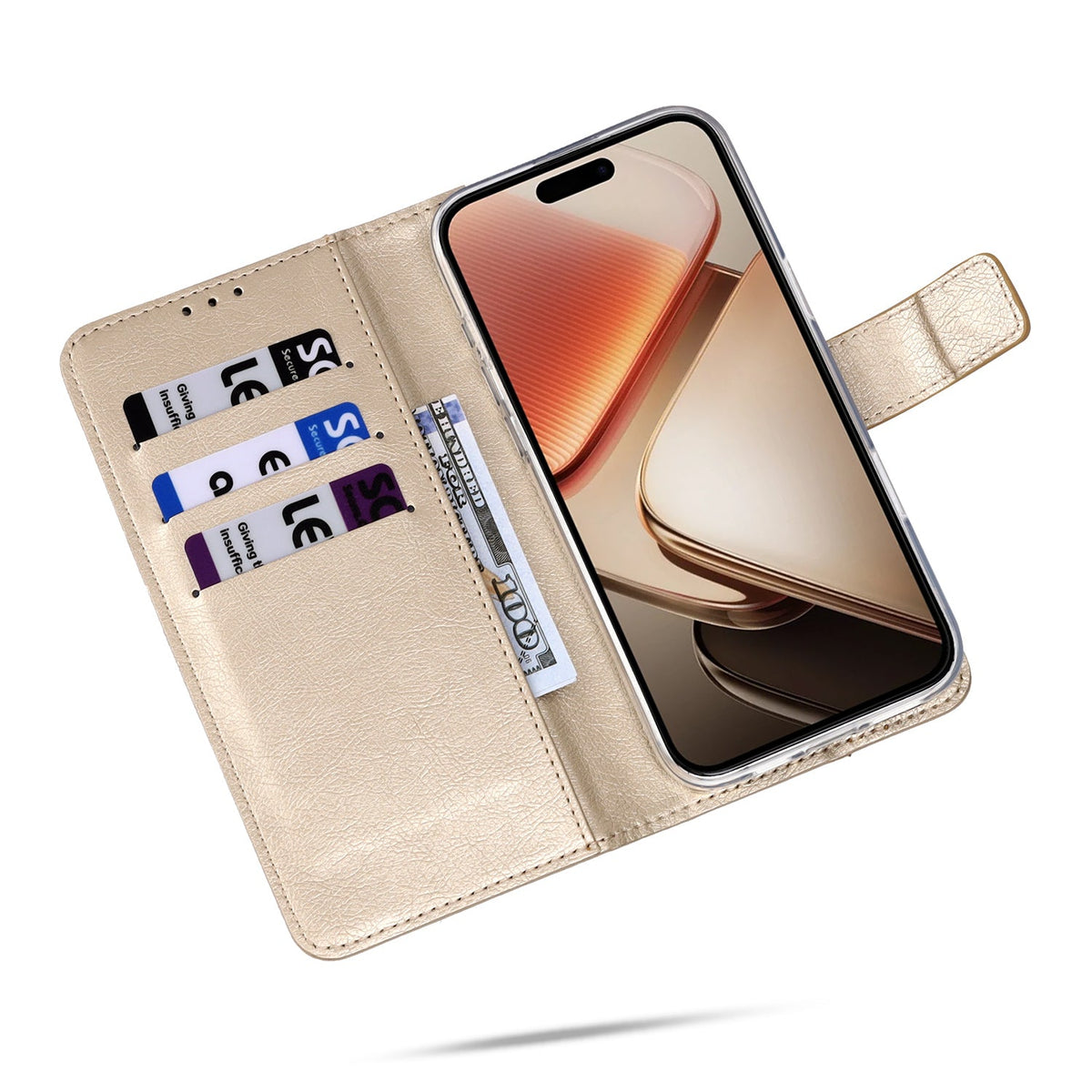 Samsung Galaxy S25 FE Hoesje - Goud - Bookcase