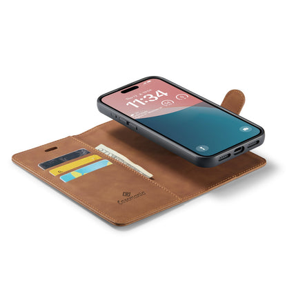 Apple iPhone 16 Plus Hoesje - Sienna Brown - 2 in 1 Bookcase