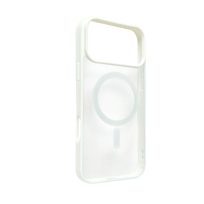 Apple iPhone 17 Pro Max Hoesje - Wit - Bumper MagSafe Back Cover
