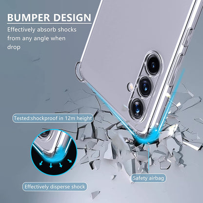 Samsung Galaxy A54 Hoesje - Transparant - Anti-Shock Back Cover