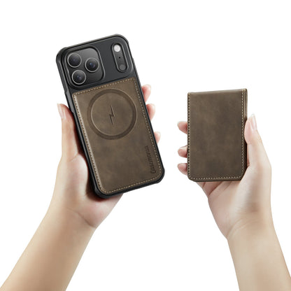 Apple iPhone 18 Pro Max Hoesje - Sienna Brown - Kunstleer MagSafe Back Cover