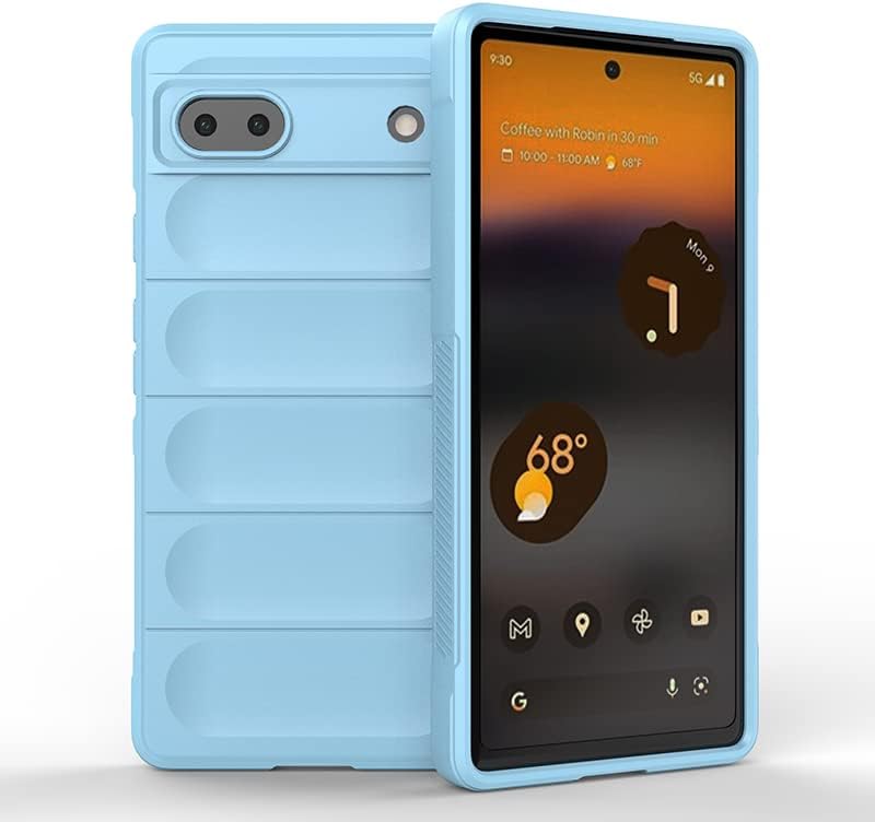 Google Pixel 7A Hoesje - Blauw - Siliconen Back Cover