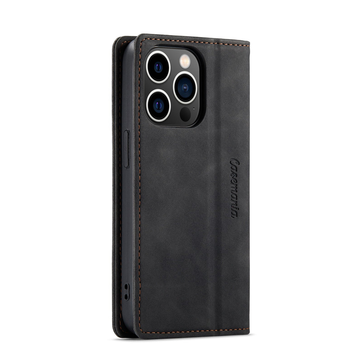 Apple iPhone 15 Pro Case - Charcoal Gray - Slim Wallet Case