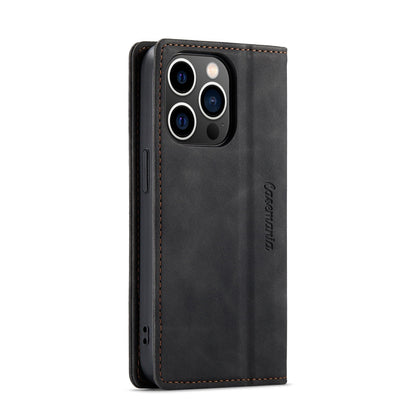 Apple iPhone 15 Pro Case - Charcoal Gray - Slim Wallet Case