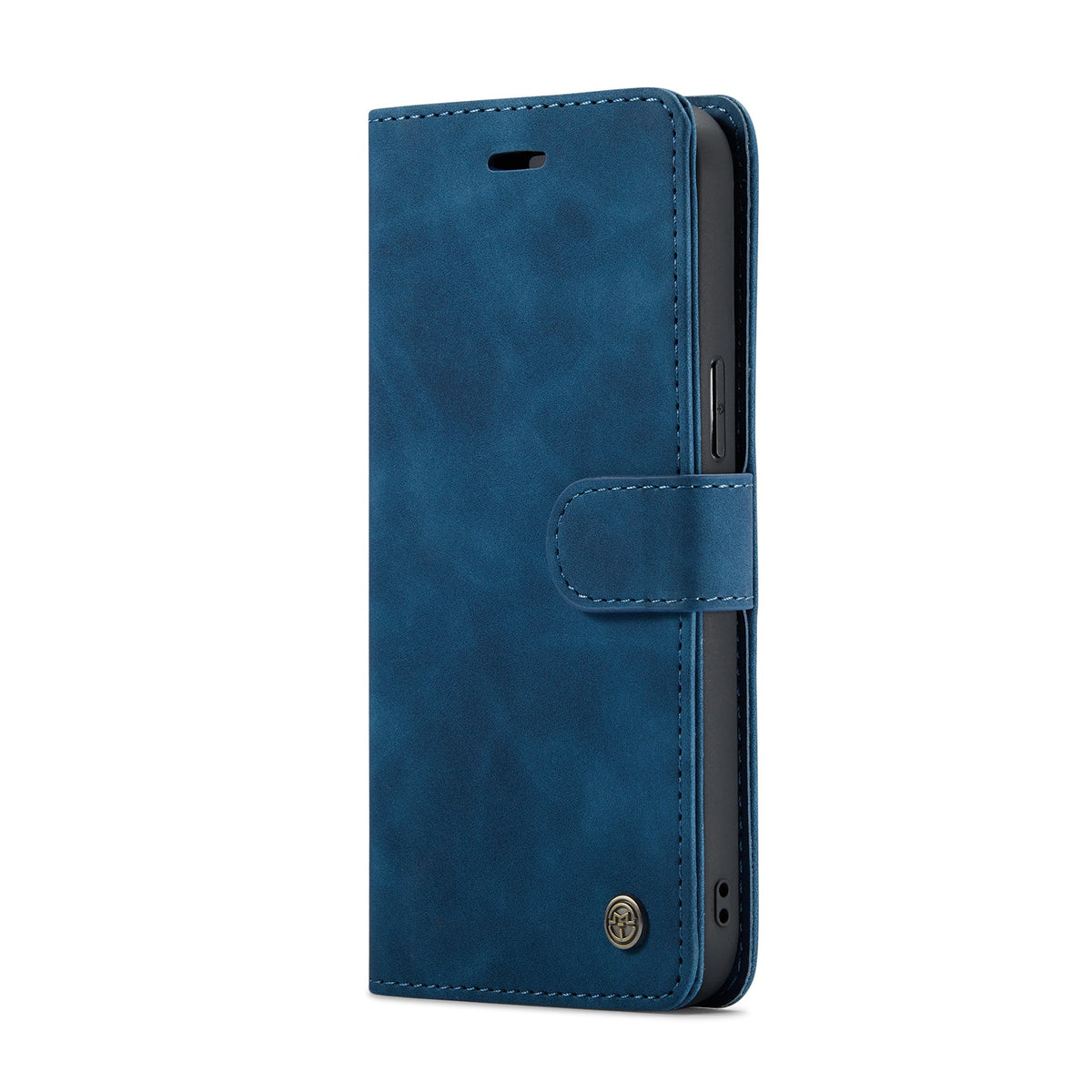 Apple iPhone 15 Pro Hoesje - Navy Blue - 2 in 1 Bookcase