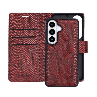 Samsung Galaxy S26 Case - Bordeaux - 2-in-1 MagSafe Wallet Case