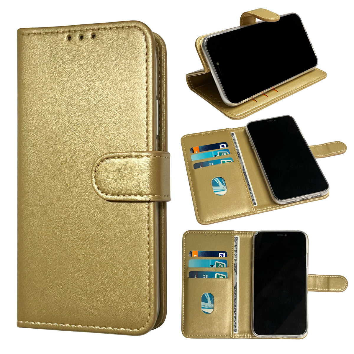 Samsung Galaxy S24 Ultra Hoesje - Goud - Bookcase