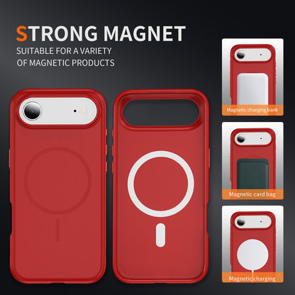 Apple iPhone 17 Pro Max Hülle - Rot - Liquid-Silikon-MagSafe-Backcover