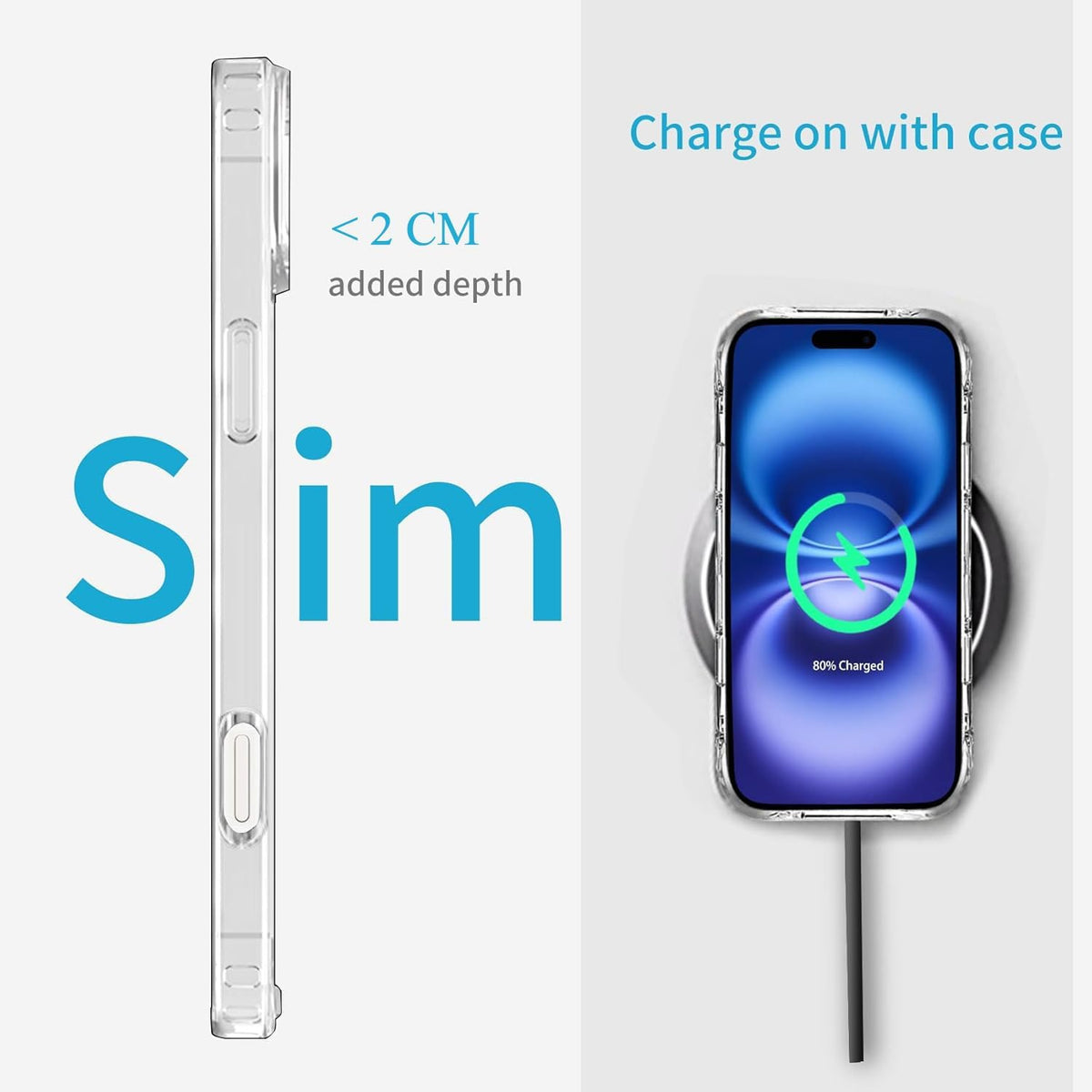 Motorola Moto G17 Case - Clear - Shockproof Hybrid Back Cover