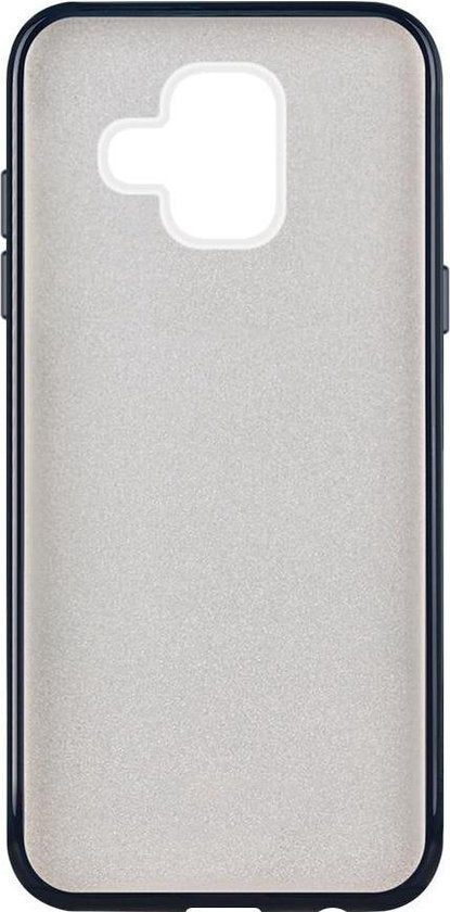Samsung Galaxy A6 (2018) Hoesje - Zwart - Glitter Back Cover