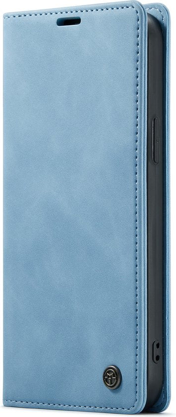 iPhone 12 & 12 Pro Hoesje - Sky Blue - Dunne Bookcase