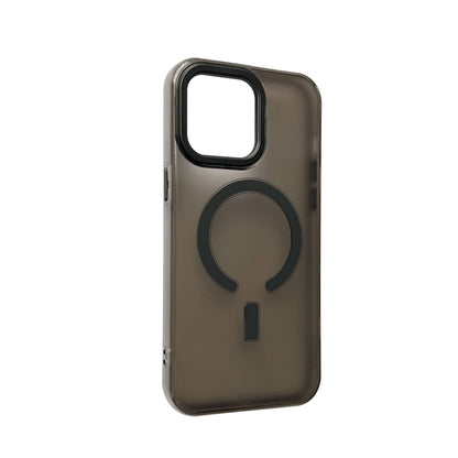Apple iPhone 15 Plus Hoesje - Zwart - Matte Hybrid Siliconen MagSafe Back Cover