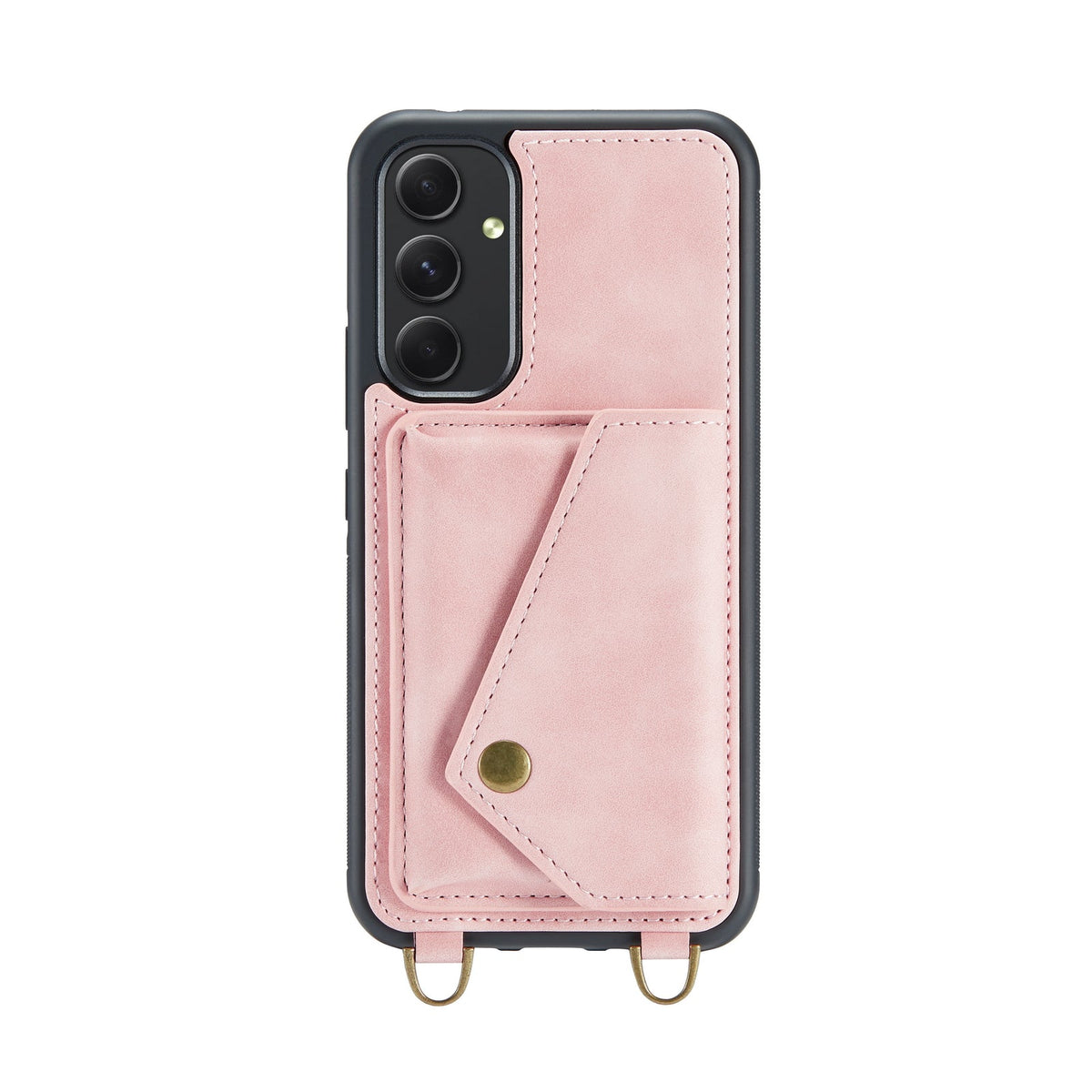 Samsung Galaxy S23 Plus Hoesje - Pale Pink - Luxe Back Cover met Telefoonkoord