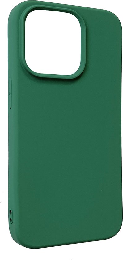 Apple iPhone 14 Pro Case - Dark Green - Silicone Back Cover