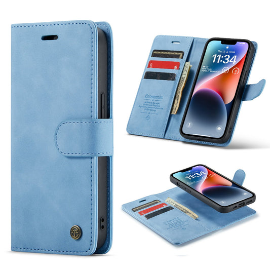 Apple iPhone 15 Plus Hoesje - Sky Blue - 2 in 1 Bookcase