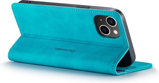 Apple iPhone 14 Case - Azure Blue - Slim Wallet Case