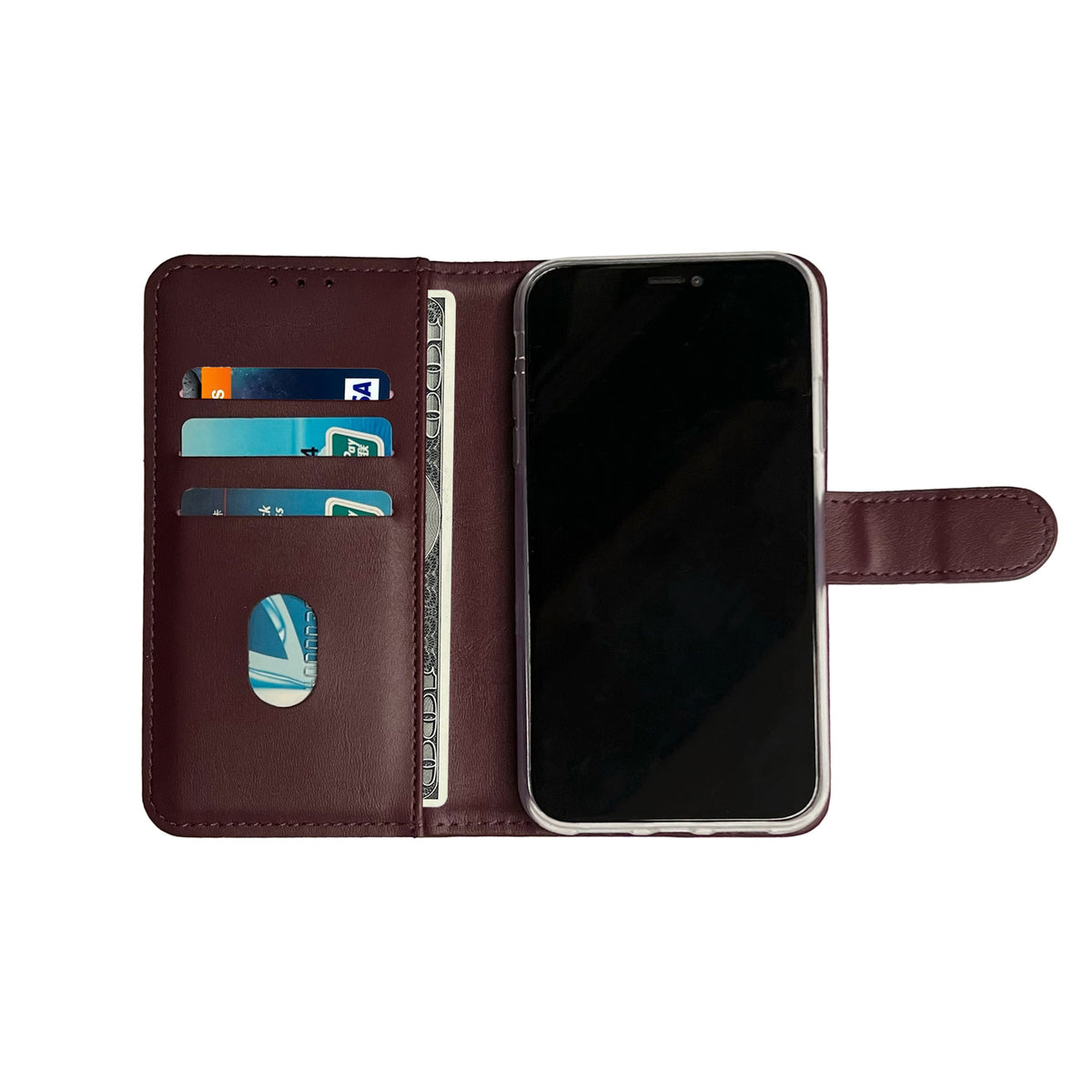 Samsung Galaxy S24 Plus Hoesje - Bordeaux - Bookcase