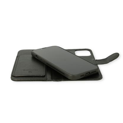 Apple iPhone 17 Pro Max Hoesje - Zwart - 2 in 1 Bookcase met 10 Kaart Vakken