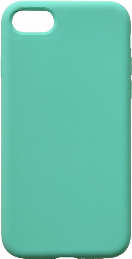 Apple iPhone SE (2020) Hoesje - Groen - Liquid Siliconen Back Cover