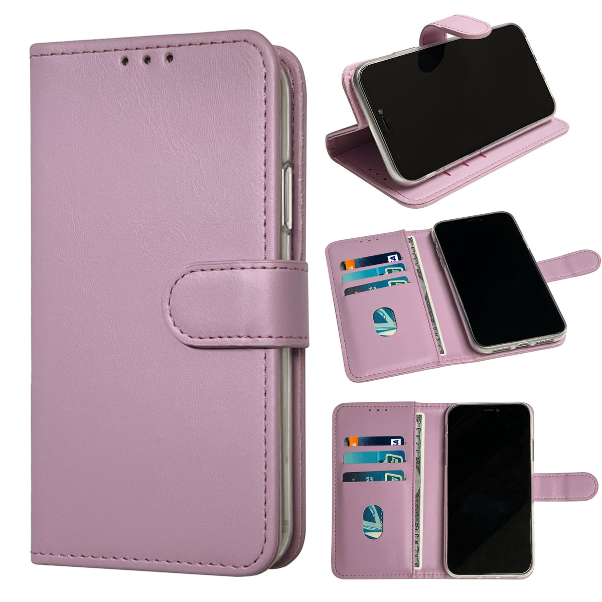 Samsung Galaxy S24 Hoesje - Paars - Bookcase