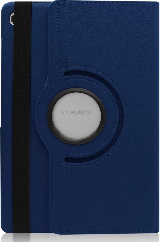 Samsung Galaxy Tab A7 Lite Tablet Case - Dark Blue - Rotating Folio Case