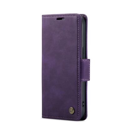 Apple iPhone 15 Hülle - Dark Purple - Portemonnaie-MagSafe-Klapphülle mit Kartenfach