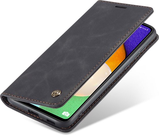 OPPO A57 Hoesje - Charcoal Gray - Dunne Bookcase