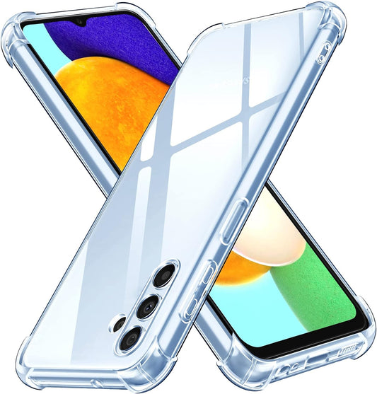 Samsung Galaxy A05s Hoesje - Transparant - Hybride Anti-Shock Back Cover