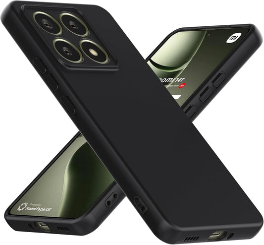 Xiaomi 15T Pro Hoesje - Zwart - Siliconen Back Cover