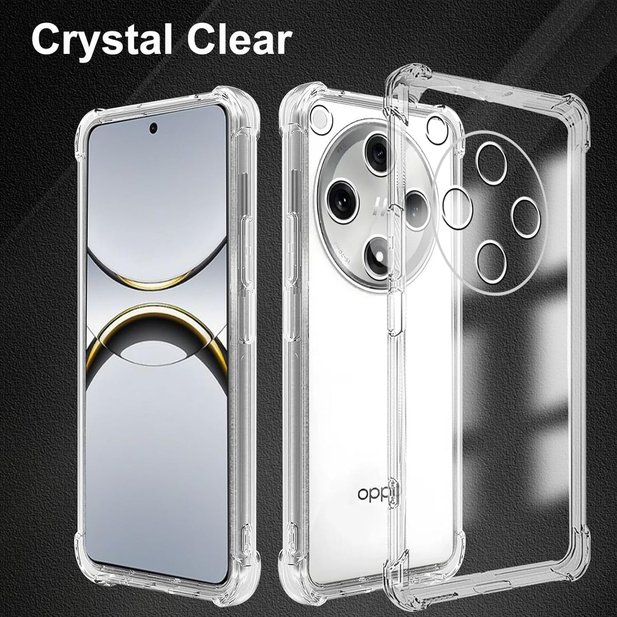 Oppo Find X8 Pro Hoesje - Transparant - Anti-Shock Back Cover