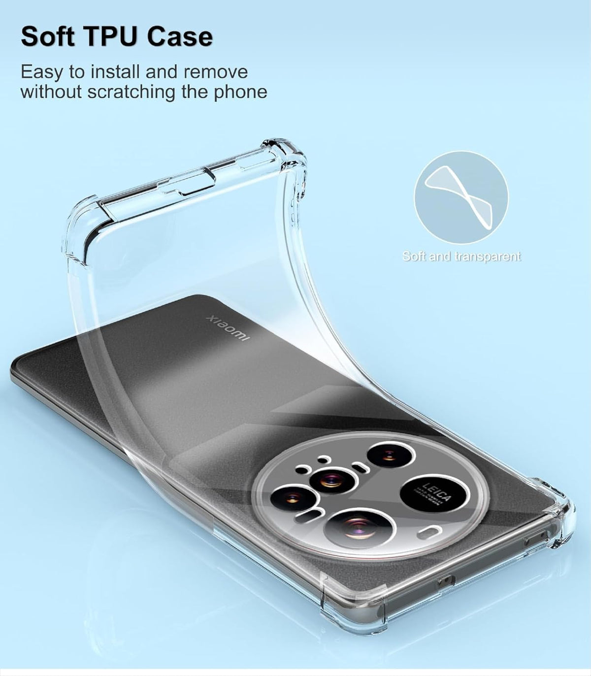 Xiaomi 15 Ultra Hoesje - Transparant - Anti-Shock Back Cover