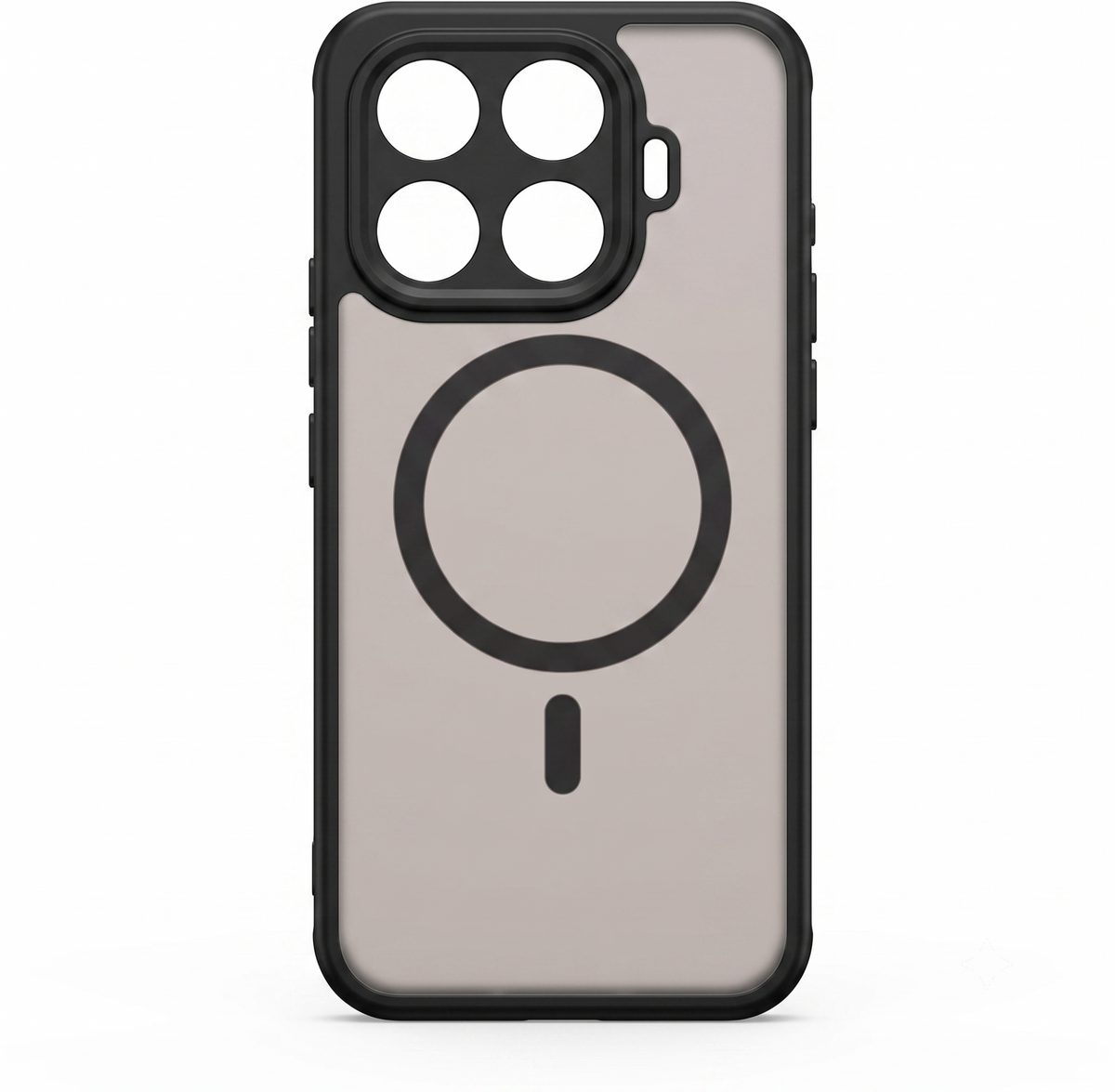 Xiaomi 17T Hoesje - Zwart - Matte Armor MagSafe Back Cover