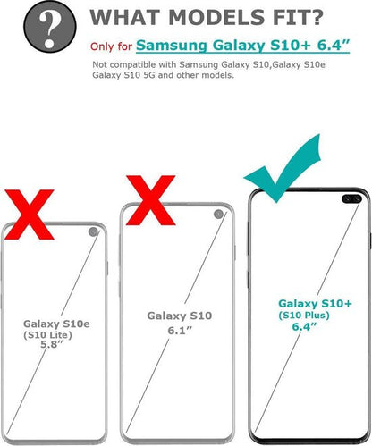 Samsung Galaxy S10+ Hülle - Gold - Armor Kickstand Backcover