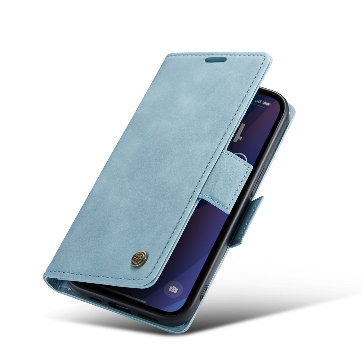 iPhone 15 Aqua Blue Hoesje - Slim - Geschikt voor MagSafe Back Cover