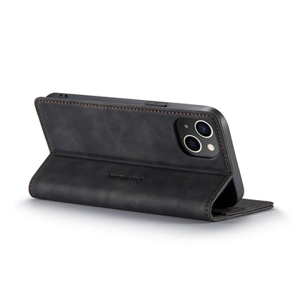 Apple iPhone 15 Plus Hoesje - Charcoal Gray - Dunne Bookcase