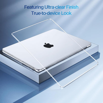 Apple MacBook Air M5/M4/M3/M2 (15-inch) - Transparant - Laptop Hardcase Cover met Ventilatie-openingen