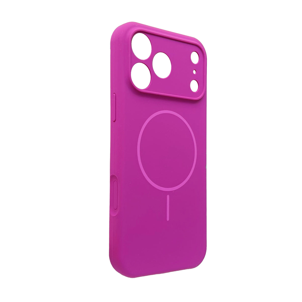 Apple iPhone 17 Pro Max Case - Magenta - Liquid Silicone MagSafe Back Cover