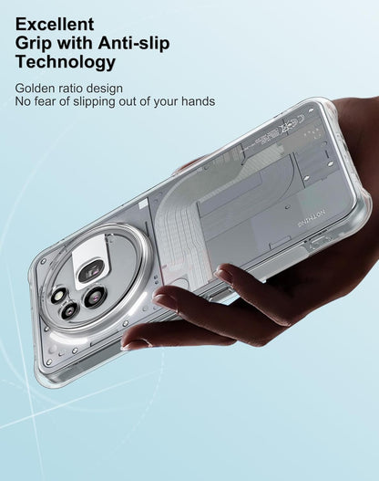 Nothing Phone 3a Pro Hoesje - Transparant - Anti-Shock Back Cover