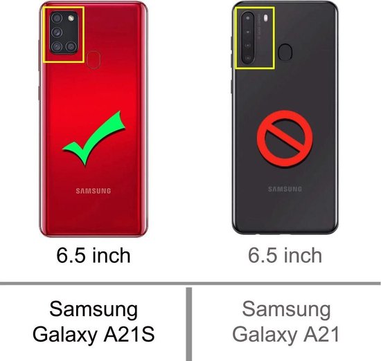 Samsung Galaxy A21s Hoesje - Zwart - Siliconen Ring Kickstand Back Cover