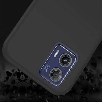 Motorola Moto G73 Hoesje - Zwart - Siliconen Back Cover