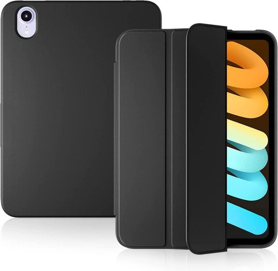 iPad Mini 2024 (8.3 inch) Tablethoes - Zwart - Smart Cover