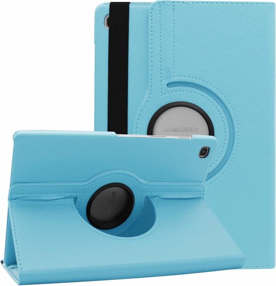 Samsung Galaxy Tab A7 (2020) Tablethoes - Licht Blauw - Draaibare Bookcase