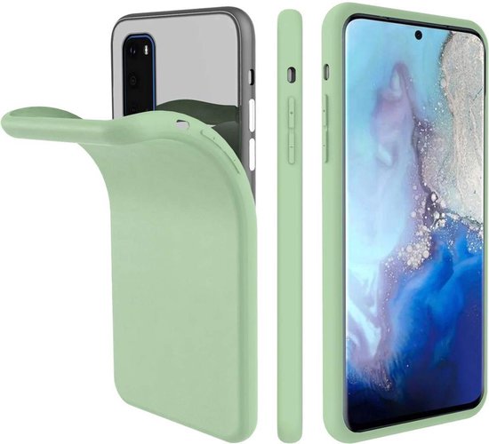 Samsung Galaxy S20 Hoesje - Groen - Siliconen Back Cover