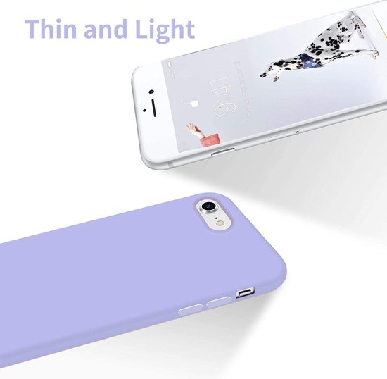iPhone SE (2020) Hoesje - Paars - Siliconen Back Cover