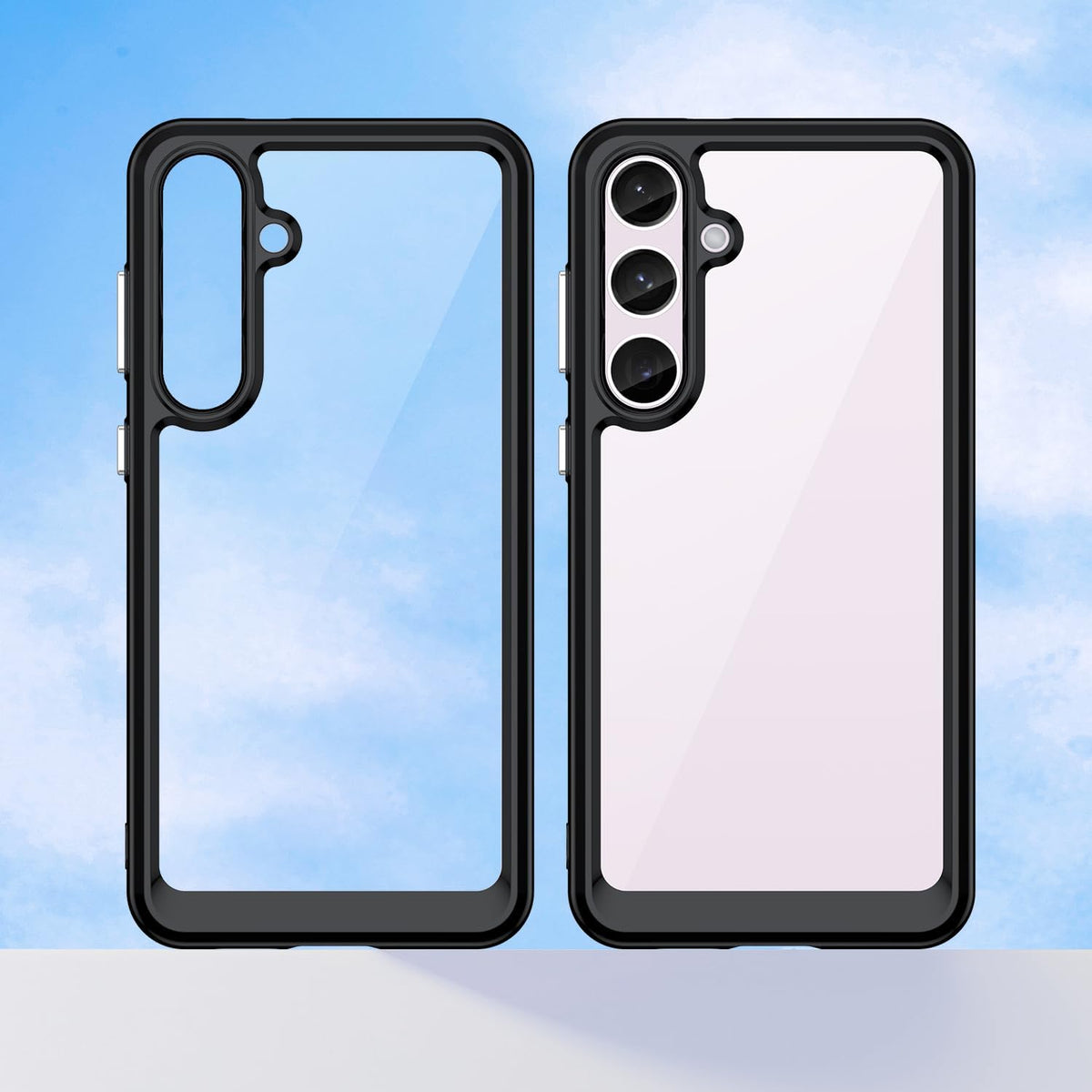 Samsung Galaxy A56 Hoesje - Zwart - Armor Back Cover