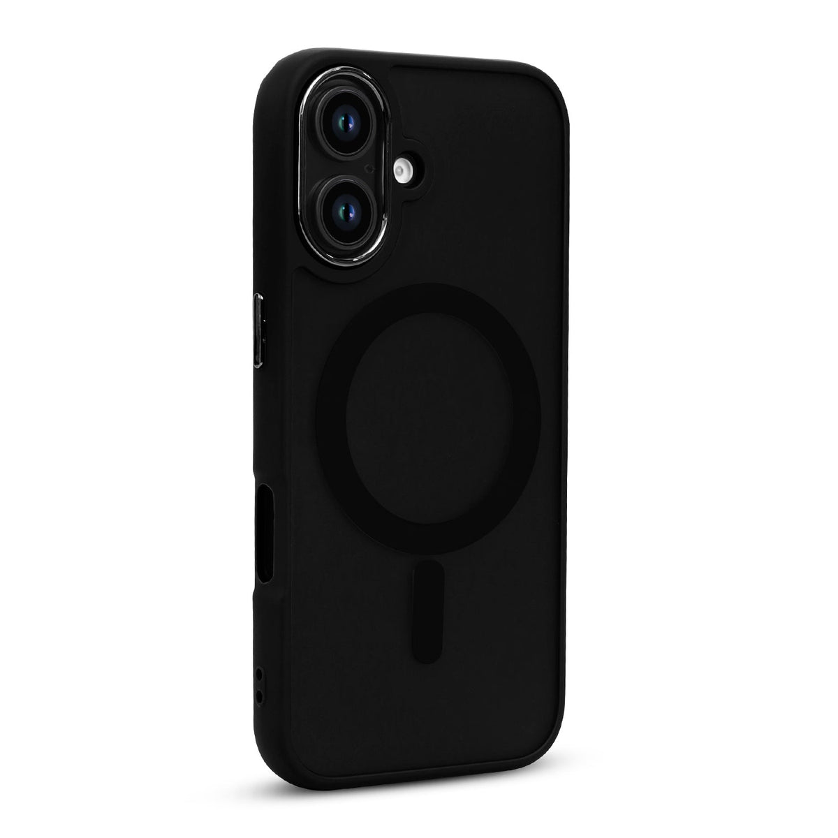 iPhone 16 Hoesje - Zwart - Matte Armor MagSafe Back Cover