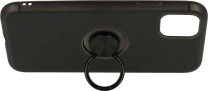 Apple iPhone 12 Pro Max Hoesje - Roségoud - Siliconen Ring Kickstand Back Cover